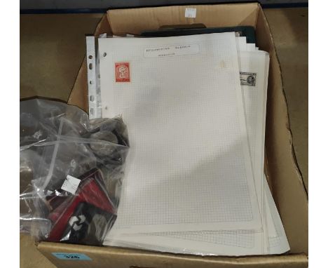 A selection of world stamps on sheets and loose with first day covers etc 