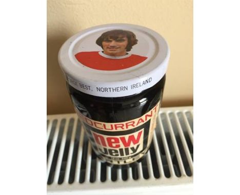 George Best Cadbury Schweppes Hartleys Redcurrant New Jelly: Original unopened jar of jelly with George Best lid. Very rare i