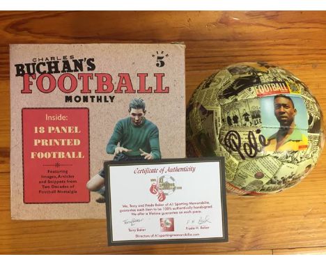 Charles Buchan Football Monthly 18 Panel Printed Football: Featuring images, articles and snippets from two decades of footba