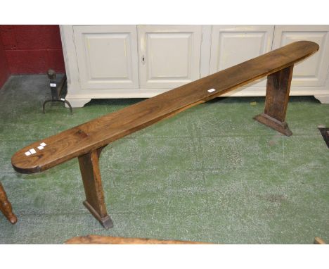 An elm country kitchen bench.