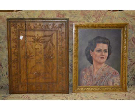 Italian School (mid-20th century)
Portrait of a Lady
indistinctly signed BT, dated 1945 and inscribed 'Verona', oil on board,