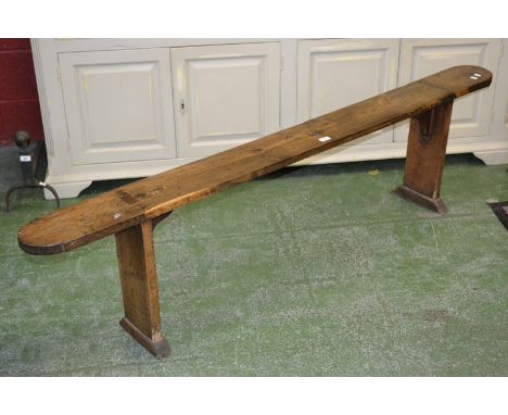 An elm country kitchen bench.