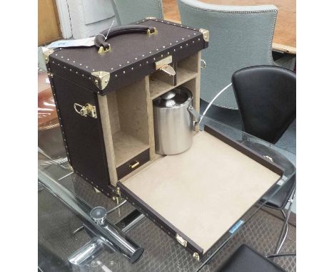 WHISKEY CASE, vintage 1920s inspired design, 41cm x 47cm H x 25cm.