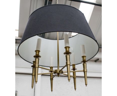 REMAINS LIGHTING ERICA 6 CHANDELIER BY STEVEN SCLAROFF.