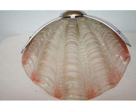 Art Deco shell wall light