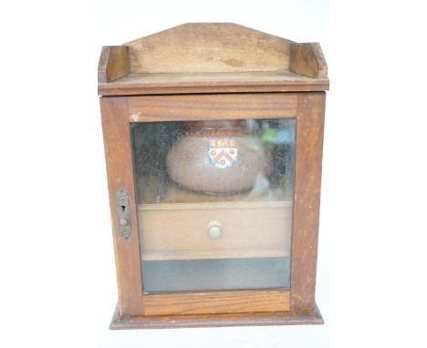 Early 20th century smokers pipe cabinet