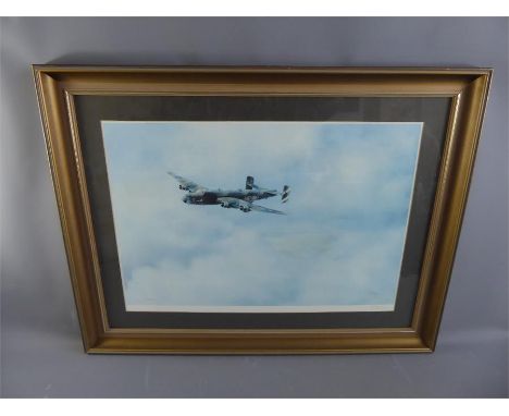 K B Hancock Limited Edition Print, entitled Friday The 13th Lancaster Bomber, signed in pencil to the lower margin, publisher