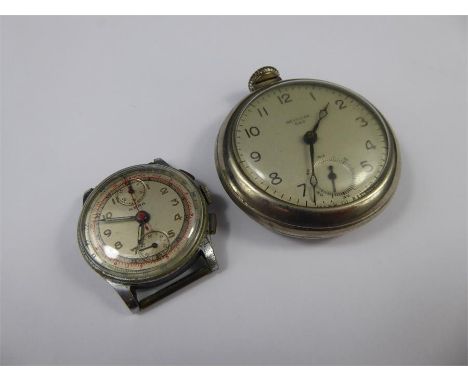 Vintage Watches, including Westclox Dax Pocket Watch, with enamel face and numeric dial, second aperture, together with an Ab