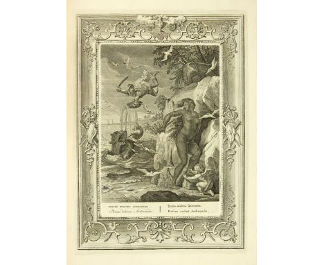 Picart, Bernard: Neueröffneter Musen-Tempel, welcher das allermerkwürdigste aus den Fabeln der Alten ... vorstellet; mit deut