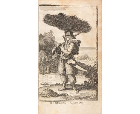 Defoe, Daniel: La Vie et les avantures surprenantes de Robinson Crusoe. Contenant entre autres événemens ... / Contenant son 