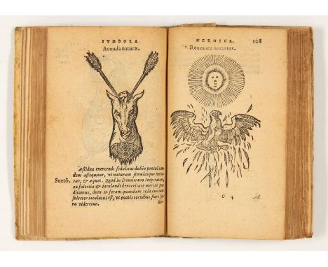 Paradin, Claude u. Gabriel Simeoni: Heroica et Symbola: iam recens ex idiomate Gallico in Lat. ... conversa. Antwerpen: Steel