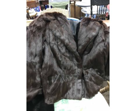 FUR JACKETalong with a fur coat, and a velvet coat