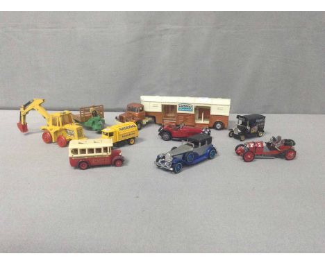GOOD LOT OF DIECAST CARSincluding Corgi, Matchbox and Siku