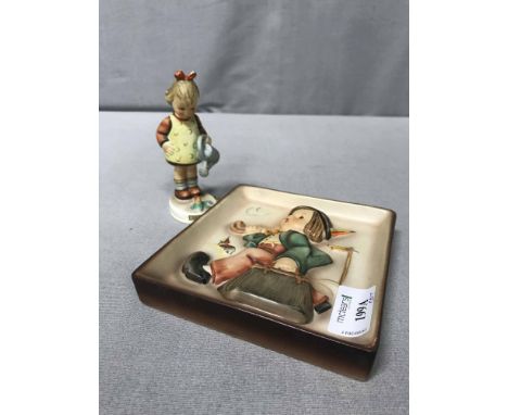 LOT OF HUMMEL FIGURESalong with a Hummel plaque