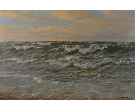 Patrick von Kalckreuth, Sea-piece, signed, oil on canvas, 61 x 91cm.Condition report:Please see the additional photos on our 