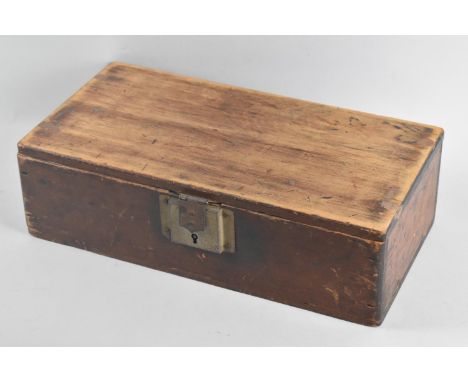 A Vintage Wooden Box, 35cms Wide 