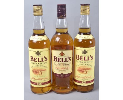 Three 70cl Bottles Bells Blended Scotch Whisky 