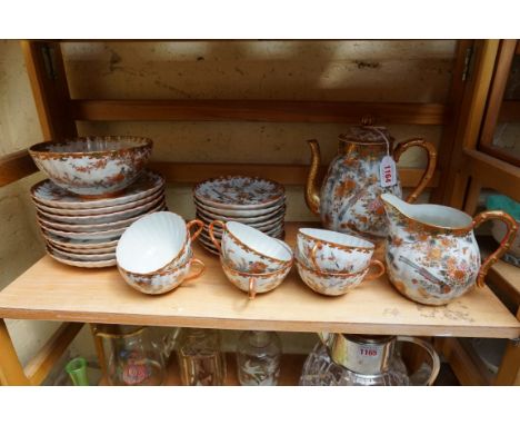 A Japanese Kutani part coffee service. 