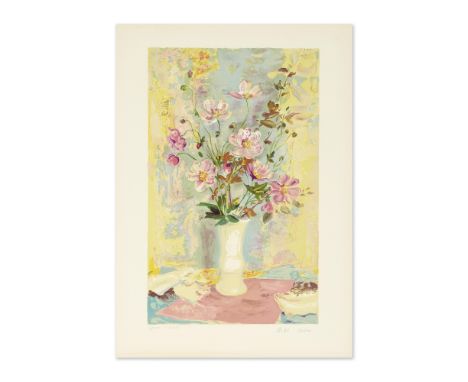 LE PHO (1907-2001)Fleurs, 1966 Lithographie en couleurs sur vélin d'ArchesSignée et annotée 'épreuve d'artiste'Editée par De 