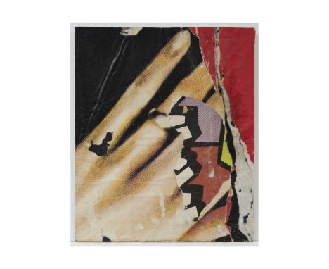 MIMMO ROTELLA (1918-2006)Decollage, 1969 Lithographie froissée et dechiréeSignée et numérotée au dos 12/55 sur une étiquetteG