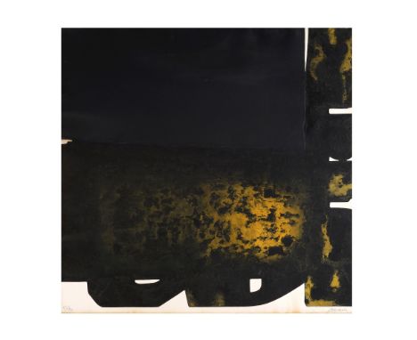 PIERRE SOULAGES (1919-2022)Eau-forte XXII, 1973 (BNF, 23)Eau-forte, aquatinte et carborundum en noir sur FabrianoSignée et nu
