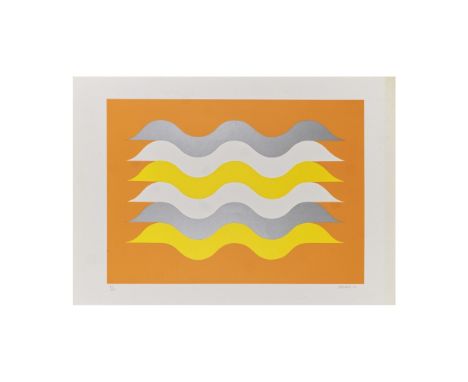 MOHAMED  MELEHI (1936-2020)Sans titre, 1970 Sérigraphie en couleurs sur papierSignée, datée et numérotée 11/6080 x 57 cmColou