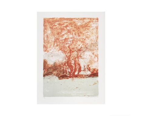 ZAO WOU KI (1920-2013)Sans titre, 1986 (Agerup, 391)Lithographie en couleurs sur vélin d'ArchesSignée, datée et numérotée 35/