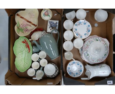 A mixed collection of ceramic items to include Carlton ware, Australian design, Posy fruit basket, Marmalade pot, together wi