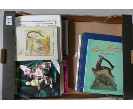 A collection of Collectors' reference books and price guides to include Royal Doulton, Shelley, Clarice Cliff, Rosenthal, Rhe