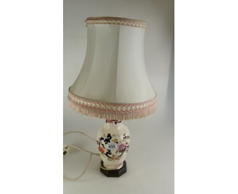 Masons blue mandalay lamp base and shade 