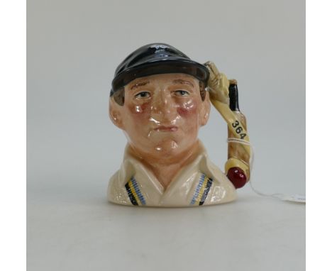 Royal Doulton Small Character Jug Len Hutton D6945, limited edition