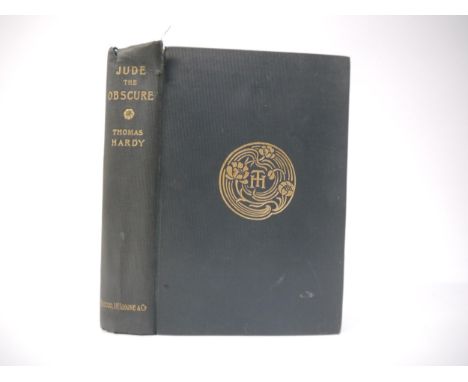 Thomas Hardy: 'Jude the Obscure', London, Osgood, McIlvaine &amp; Co., 1896, 1st edition in book form, 1st state (pagination 