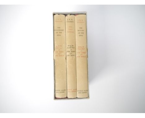 J.R.R. Tolkien: 'The Lord of the Rings - The Fellowship of the Ring; The Two Towers; The Return of the King', London, George 
