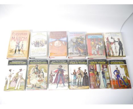 George MacDonald Fraser, a complete first edition set of the Flashman novels, 1969-2005, all UK 1st editions, 1st impressions