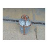 Galvanised Antique 5 gall Milk Churn