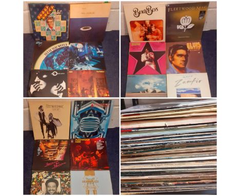 A quantity of mainly 1960's-80's LP's to include Buddy Holly, Moody Blues, Abba, beach Boys, Fleetwood Mac, Elvis, John Lenno