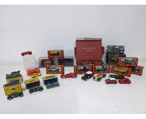 A selection of matchbox, cameo village collection, Corgi original omnibus matchbox and other model diecast vehicles to includ