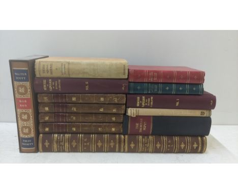 Books to include Folio Society Walter Scott, Rob Roy example, Forty one years in India Lord Roberts V1 and V2, and othersLoca