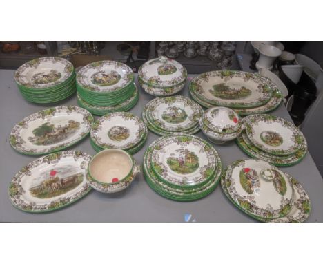 Spode Byron part dinner service, some A/F, to include platters, tureen and other items Location:If there is no condition repo