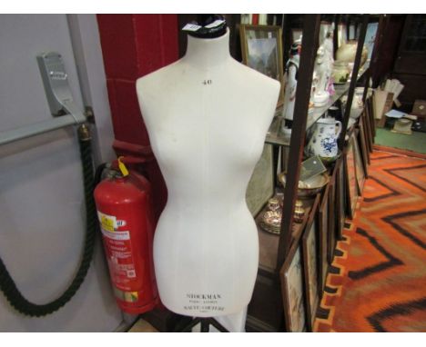 A Stockman No.5406 dressmakers mannequin on stand