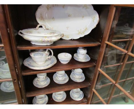 A Paragon Dubany tea set including plates, saucers and teapot etc.