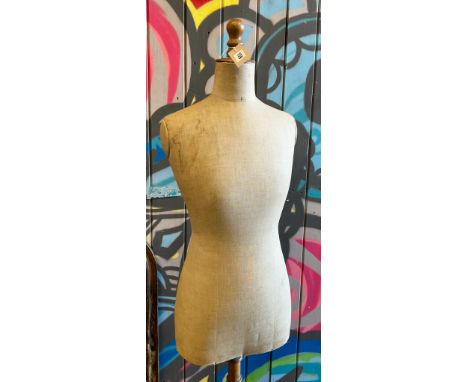 A vintage tailor's dummy, height 156cm