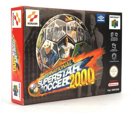 Nintendo 64 (N64) International Superstar Soccer 2000 (PAL) Item is complete, boxed and in excellent condition 