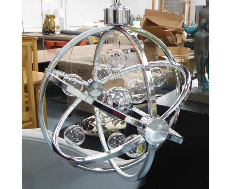 CEILING LIGHT, atomic design, 160cm drop approx. 