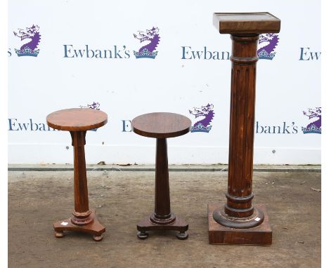 Mahogany occasional table, with rectangular top, frieze drawer and lyre shape supports, on scroll feet, H55 W64 D31 cm, a tur