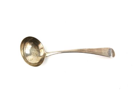 Silver sauce ladle by Thomas Wallis and Jonathan Hayne London 1810