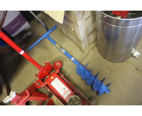 A Draper fence post auger 