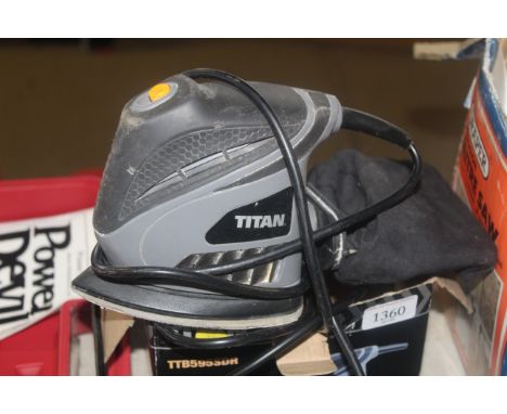A Titan TTV595SDR 2300volt sander with original box