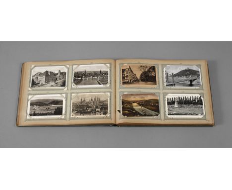 Ansichtskartenalbum Deutschlandvor 1945, ca. 304 meist topographische Ansichtskarten Deutschland, darunter München, Hannover,