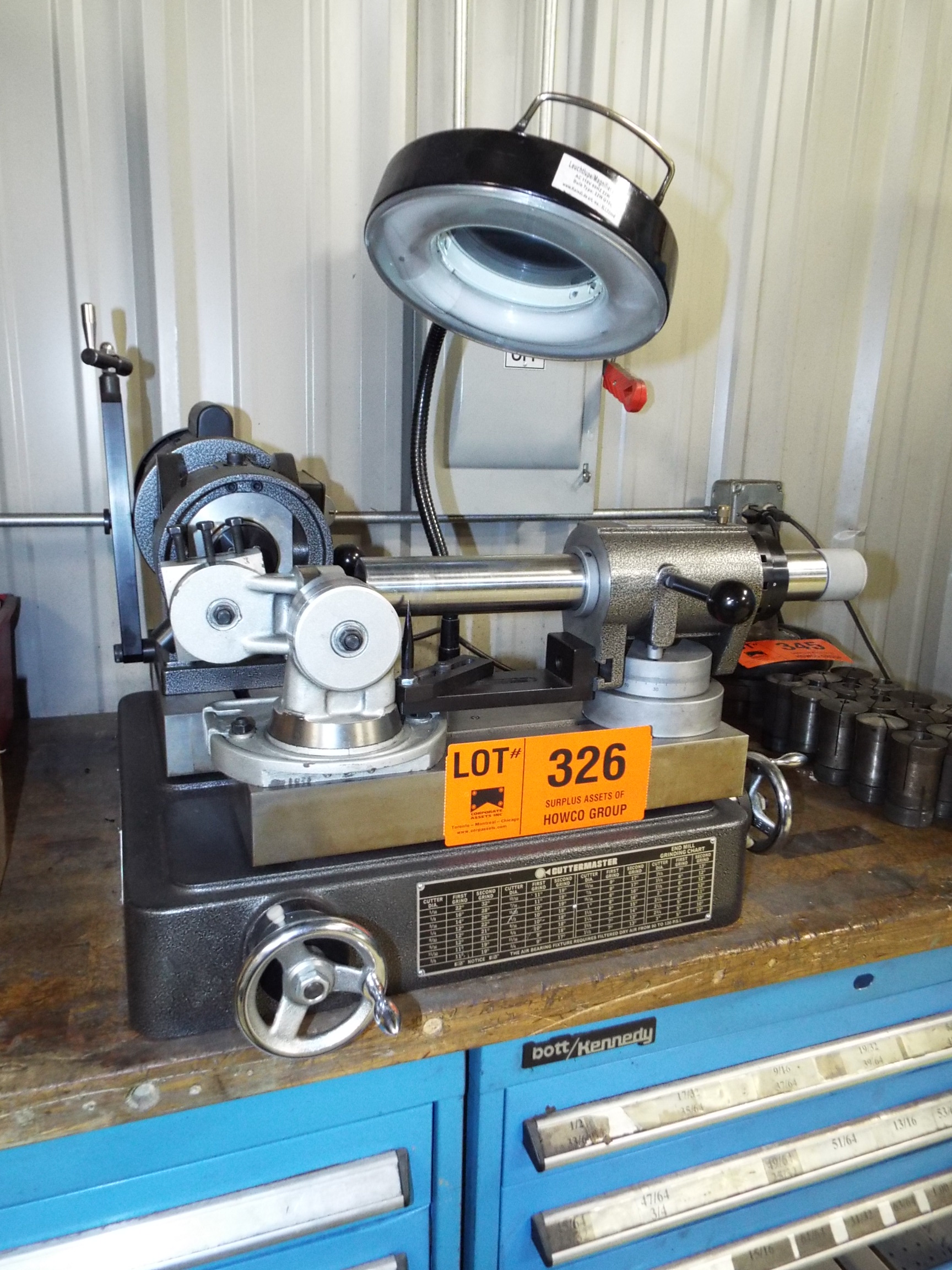 CUTTERMASTER MG30 BENCH TYPE TOOL CUTTER GRINDER S/N 5918